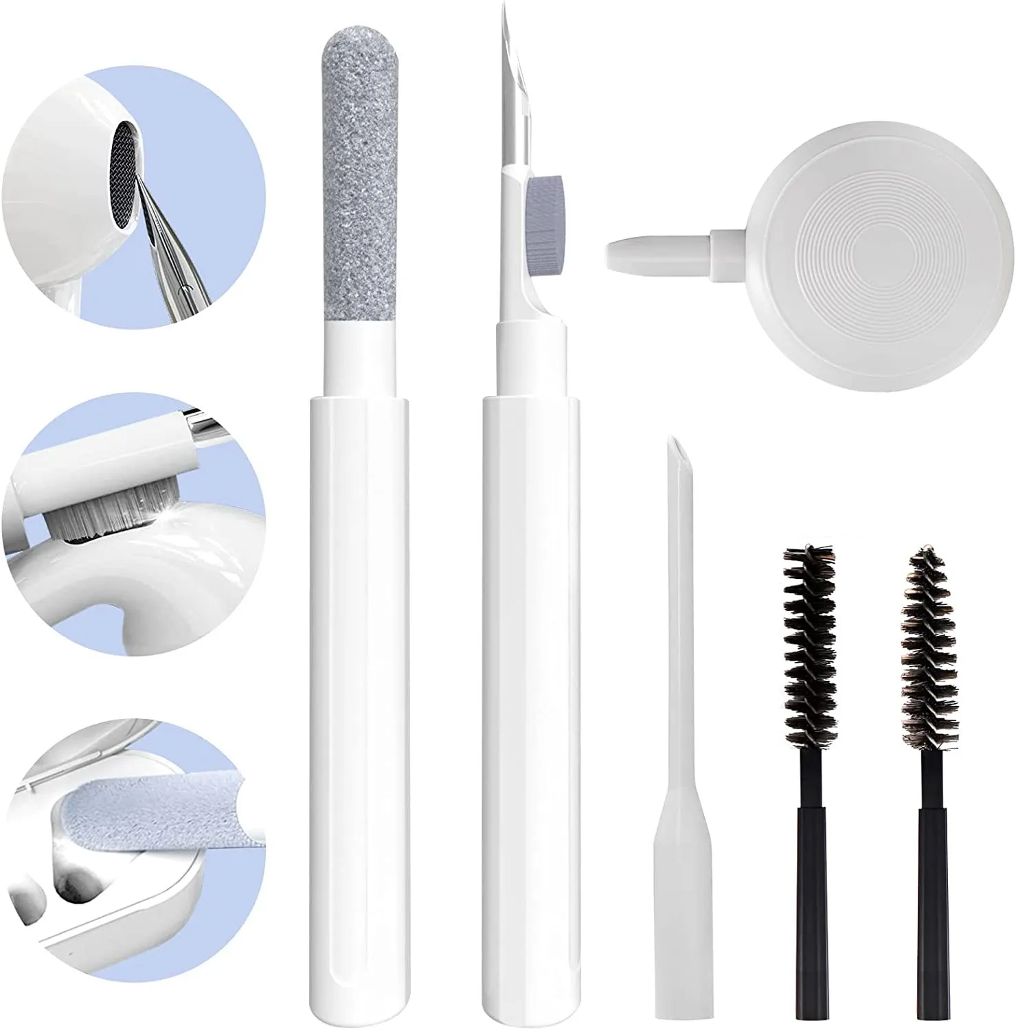 Cleaner Kit Bluetooth Earphones Cleaning Pen Wireless Headset Earbud Cleaning Brush For Airpods Pro 1 2 Earbuds Case Clean Tools