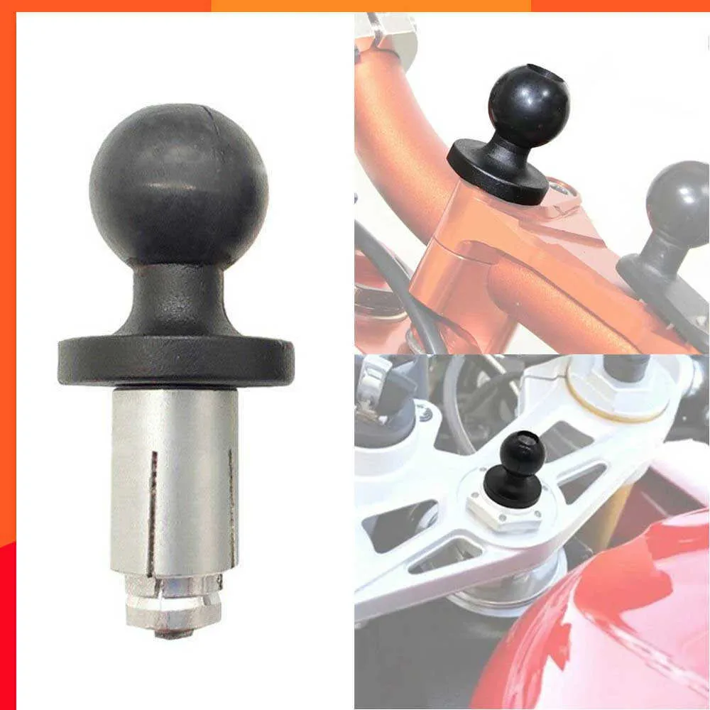 Save Big on Bulk Gopro Bike Stem Mount New Aluminum Base Rubber Motorcycle  Bike Mount Black Fork Stem Base With Ball Head For RAM Mount For Gopro Ball 