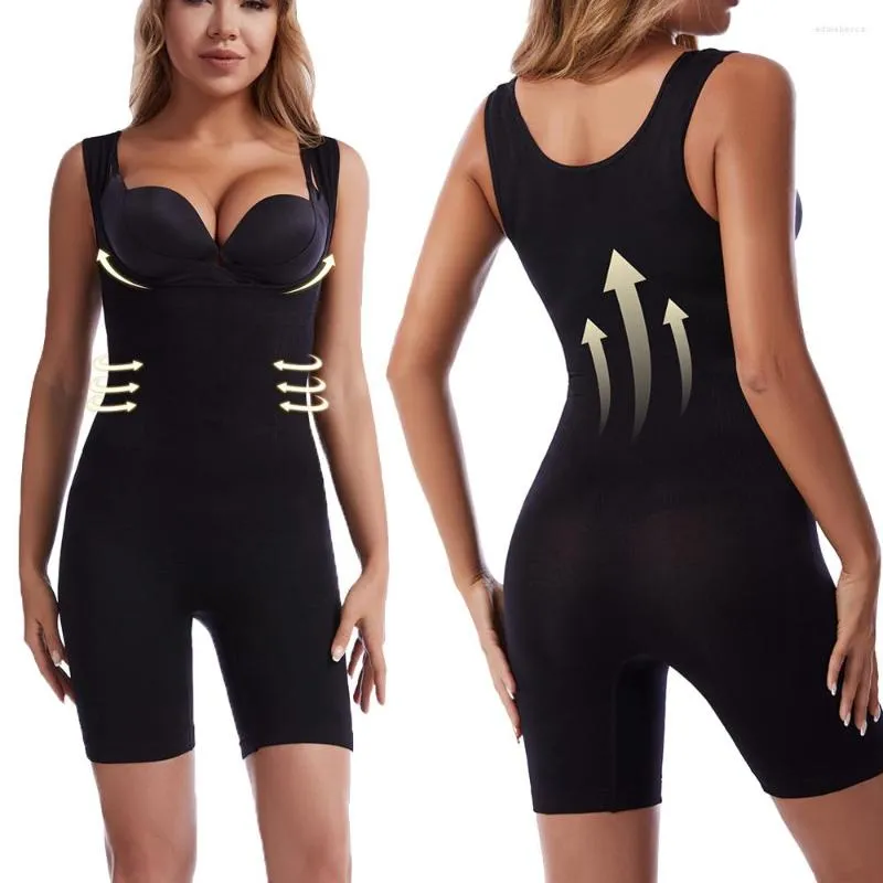 Women's Shapers Bodysuit Shapewear Women Slimming Body Tummy Control BuLifter Chest Support Seamless One-Piece Garment