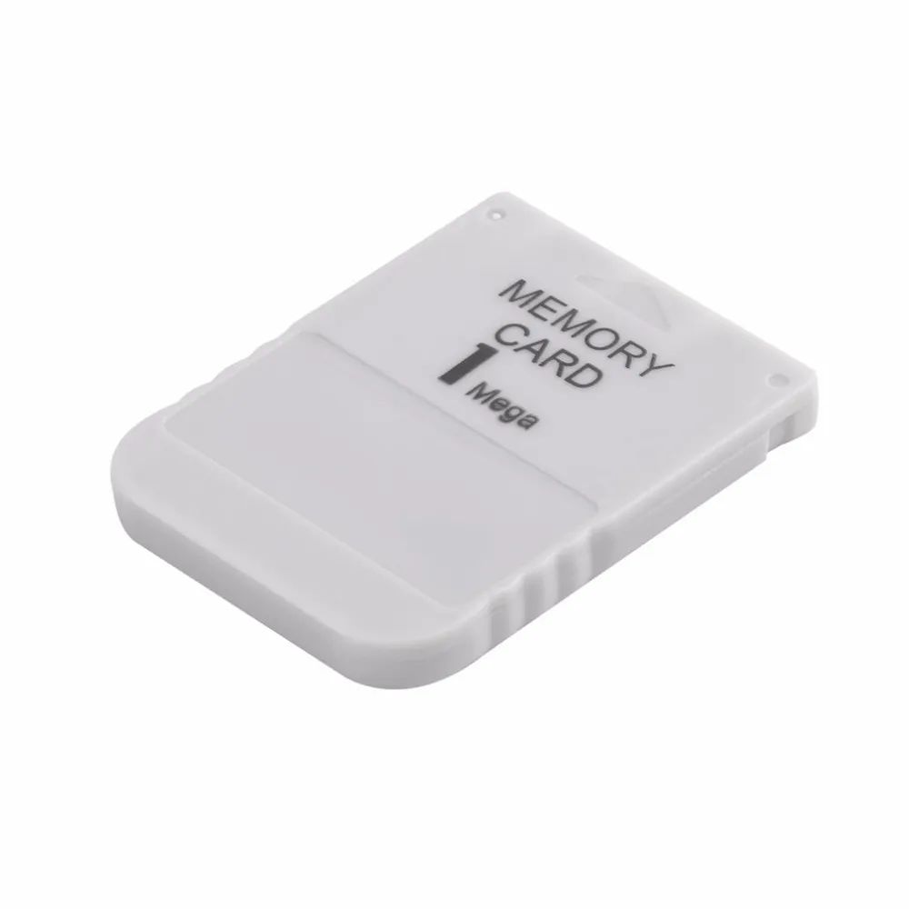 PS1 Memory Card 1 Mega Memory Card For Playstation 1 PS1 PSX Game Useful Practical Affordable White 1M 1MB