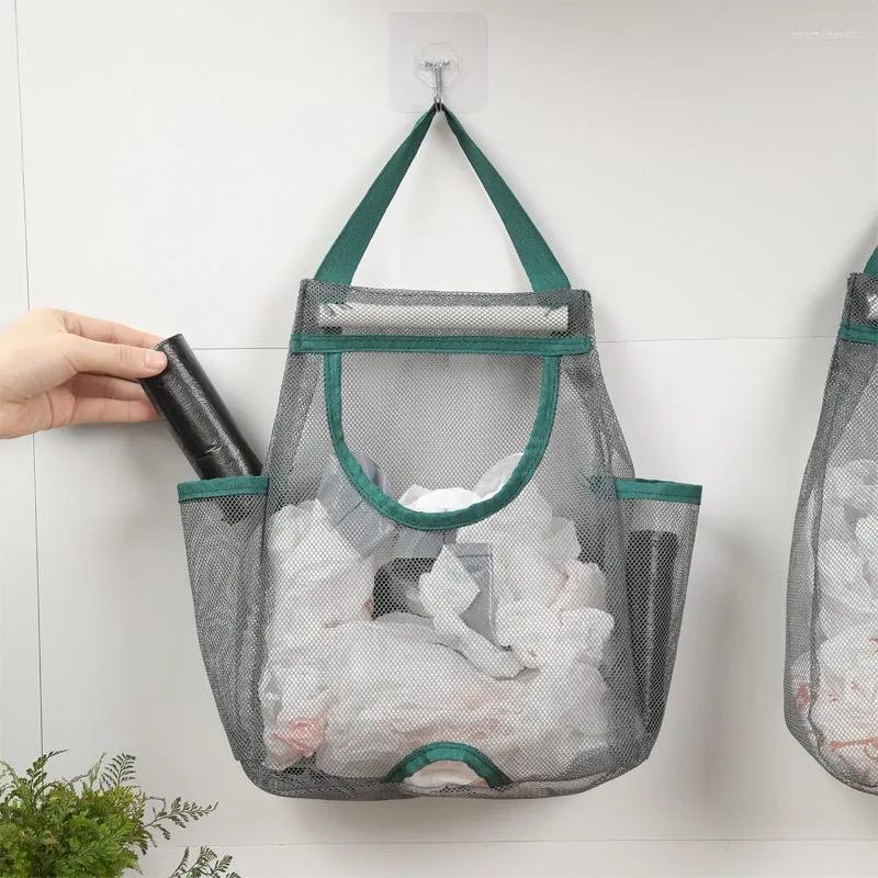 Bolsas de almacenamiento para colgar en la cocina, multifuncional, para colgar, transpirable, para el hogar, cómoda, bolsa de red para frutas y verduras