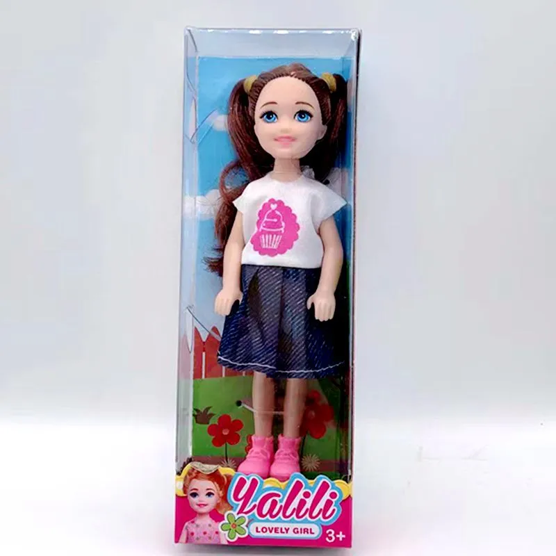 Kawaii Items Kids Toys Little Baby Dolls Figures Fast Shipping Miniature Accessories For Barbie DIY Children Game