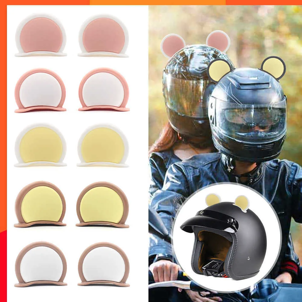 Nuovo 1 Paio Di Caschi Da Motociclista Universali, Orecchie Da Orso,  Decorazione Carina Casco Ragazze, Donne, Orecchie In Gomma, Scooter,  Bicicletta, Ornamenti Casco Da 4,53 €