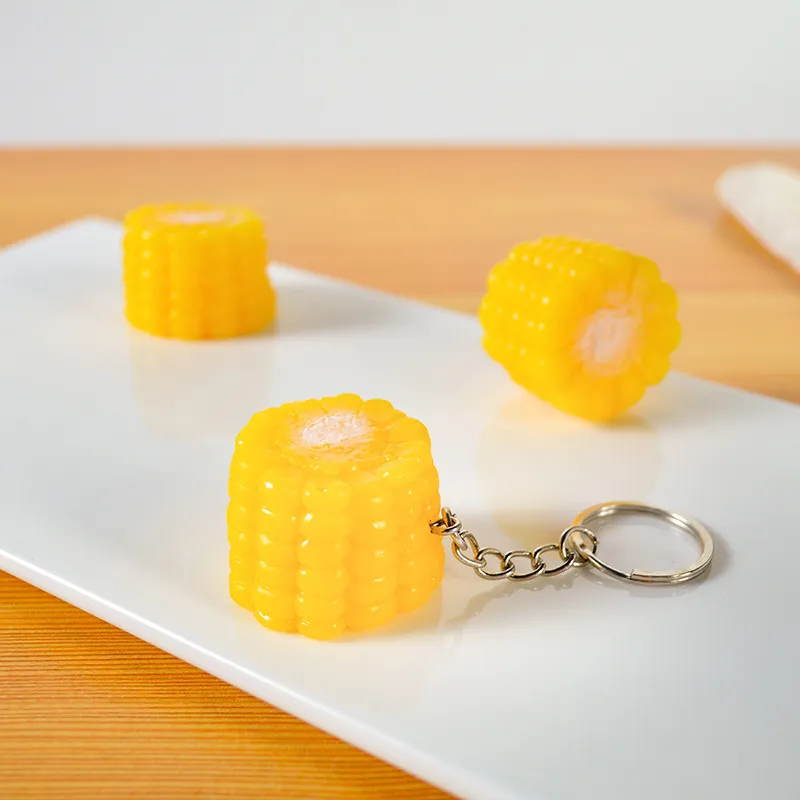 Corn Keychain 3D Food Mold Decoration 1224246