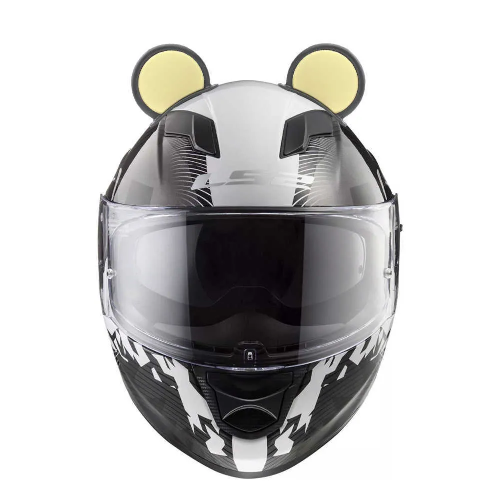 Casco para moto de mujer con orejas sale