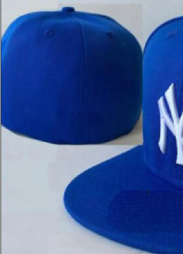 Ready Stock Partihandel Högkvalitativ herr New York Sport Team monterade mössor La Ny Flat Brim On Field Hats Full Stängd design Storlek 7- Storlek 8 Monterad baseball Gorra Casquette A10