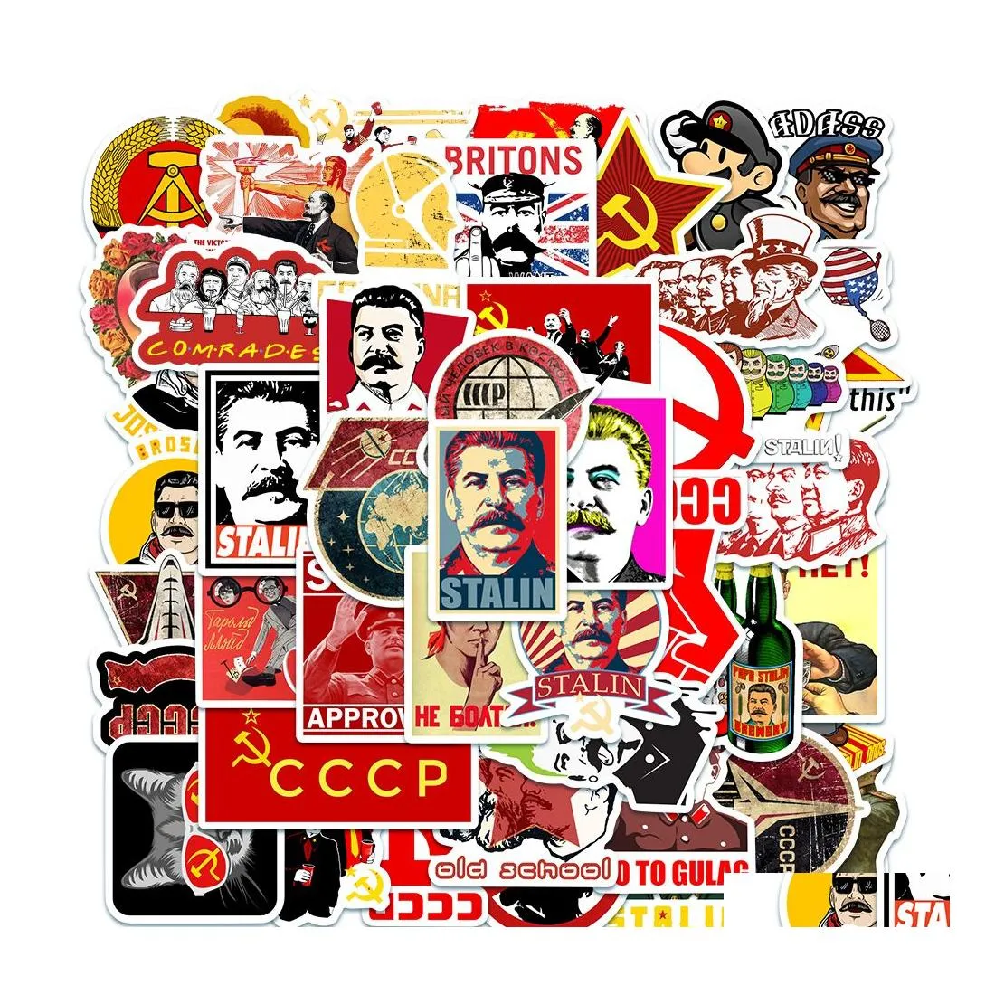 Car Stickers Sticker 10/Cool Soviet Union Stalin Ussr Cccp Het For Motorcycle  Bike Lage Skateboard Laptop Guitar Vinyl Drop Del Dhvmd From Tyfyhomes,  $5.97