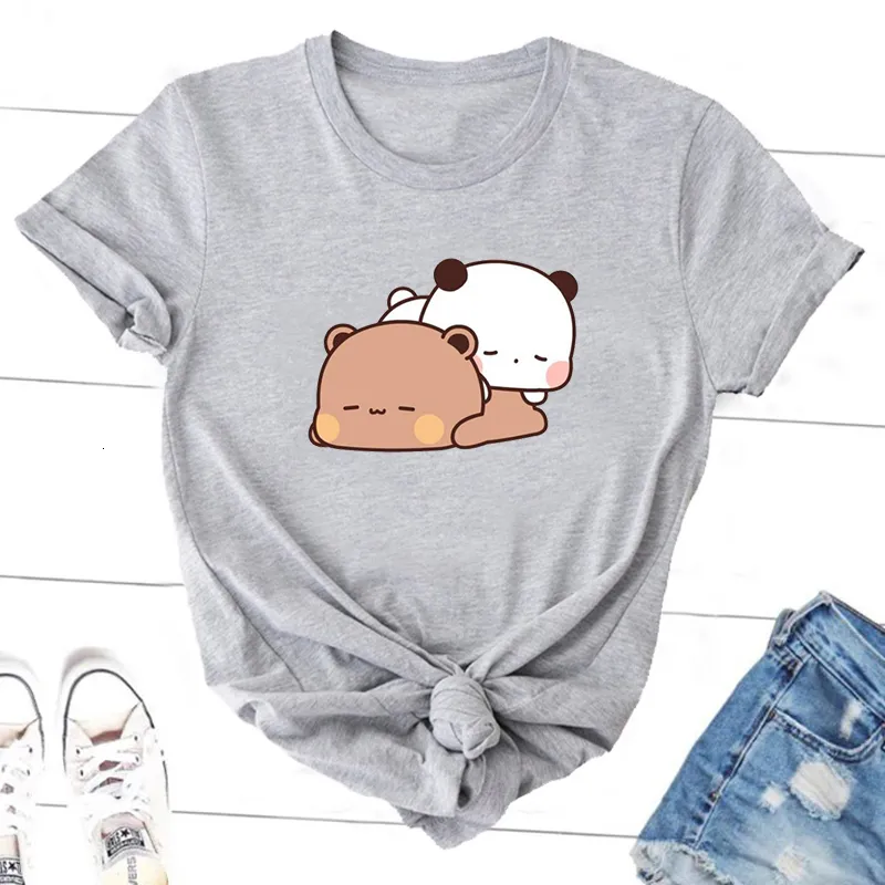 Bubu Dudu Sleeping Unisex zwaargewicht katoenen T-shirt wit, Wit