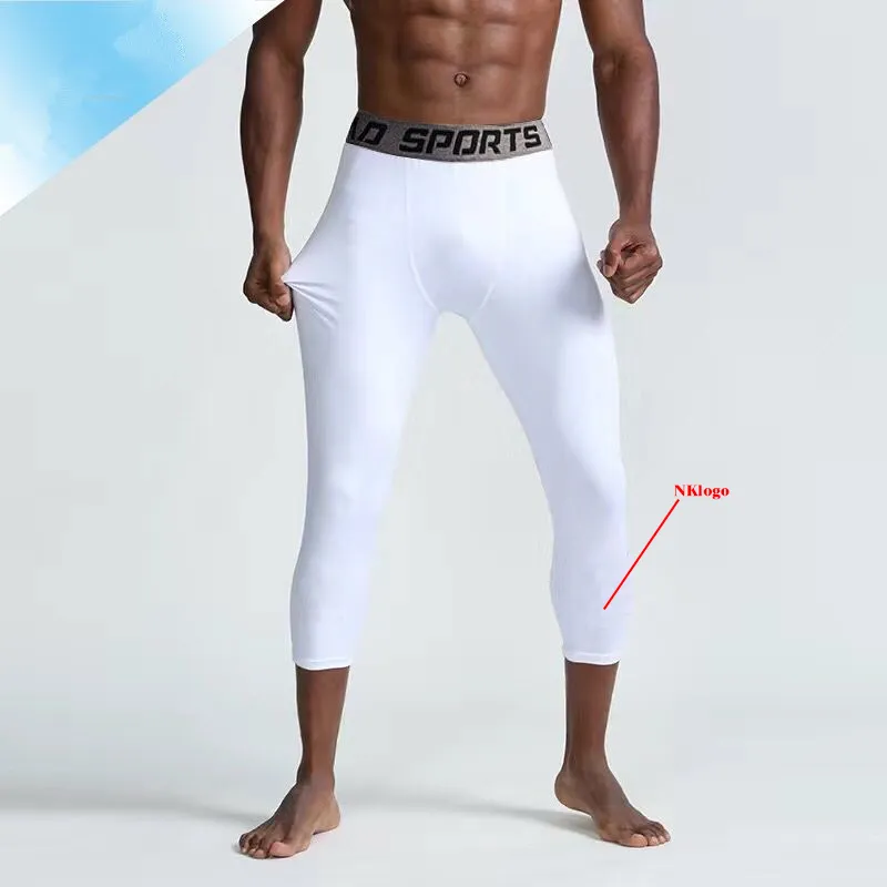 New Men Running Shorts Male Compression Sportwear Pants Fitness Training  Jogging Leggings Basketball Bottoms Shorts Sweatpants