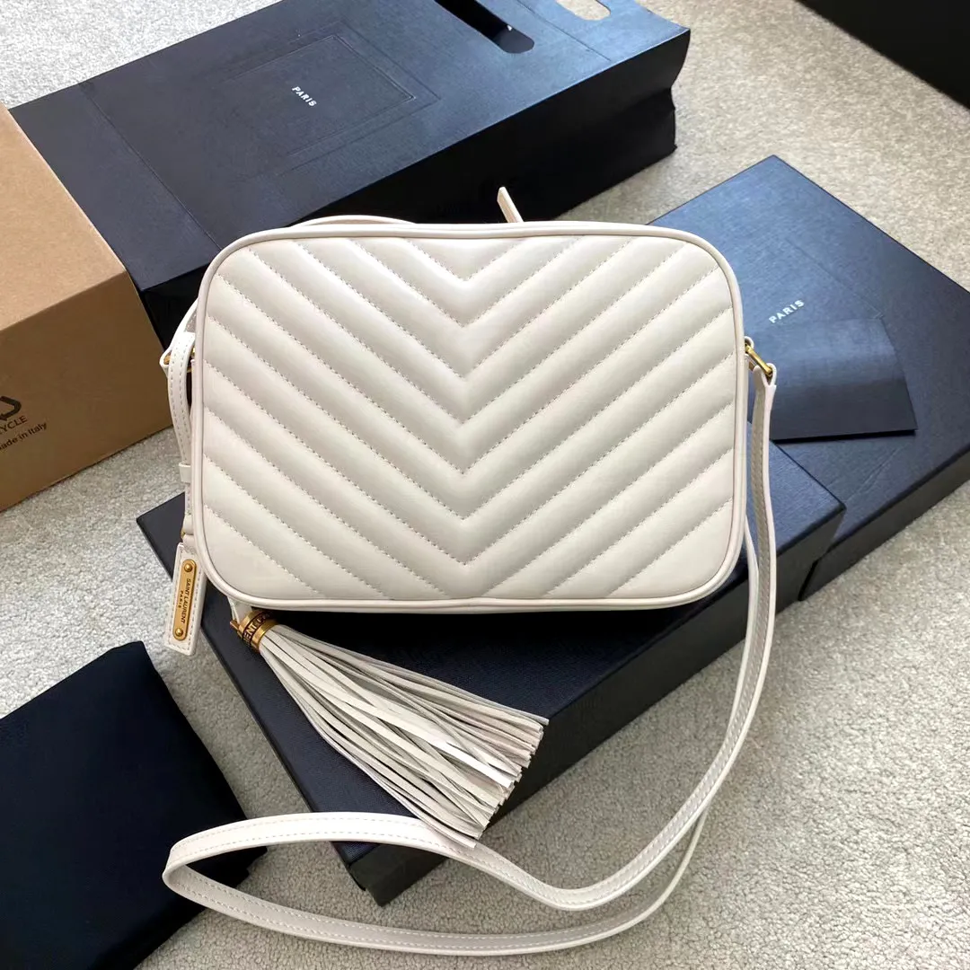 Lou camera bag in quilted leather silver hardware deals