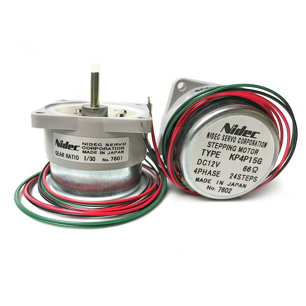 Produkt tillgänglig NIDEC Servo Stepper Motor KP4P15G för gaskromatograf 1:30 (reduktionsförhållande)