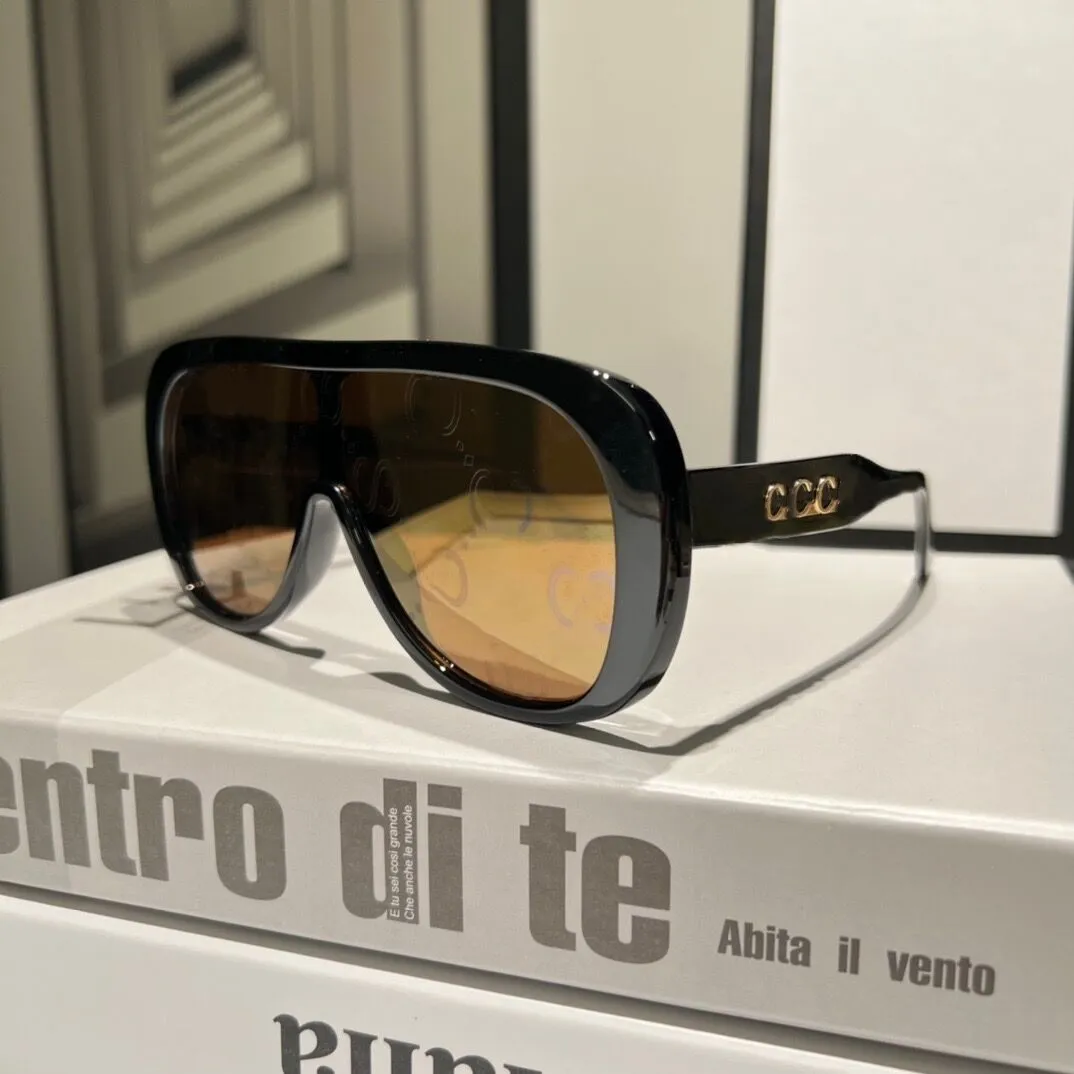 2023 occhiali da sole stilisti di stilista ingrandito stile maschera classico occhiali a frame full occhiali da sole da sole da sole da spiaggia per esterni uomini e donne a 5 colori opzionali