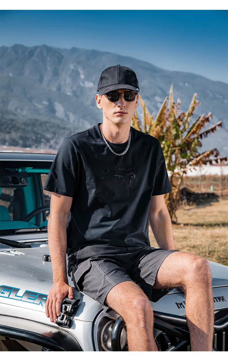 T shirt scollo rotondo uomo outlet