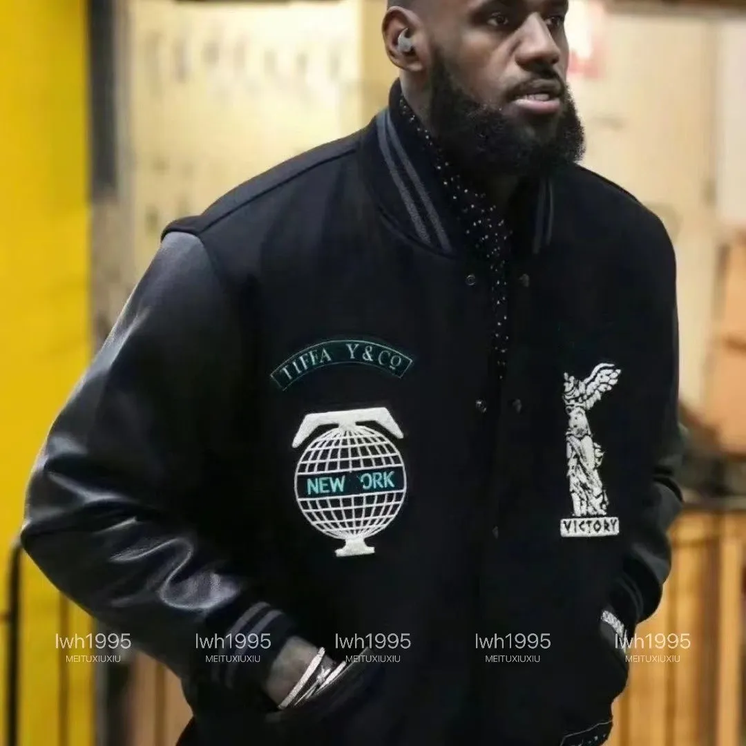 Black bomber jacket top mens designer