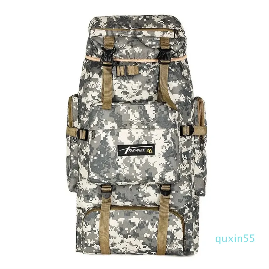 Zaino 70L Borse da esterno Zaini tattici dell'esercito militare Zaino Borsa sportiva Impermeabile Campeggio Escursionismo Arrampicata Viaggi