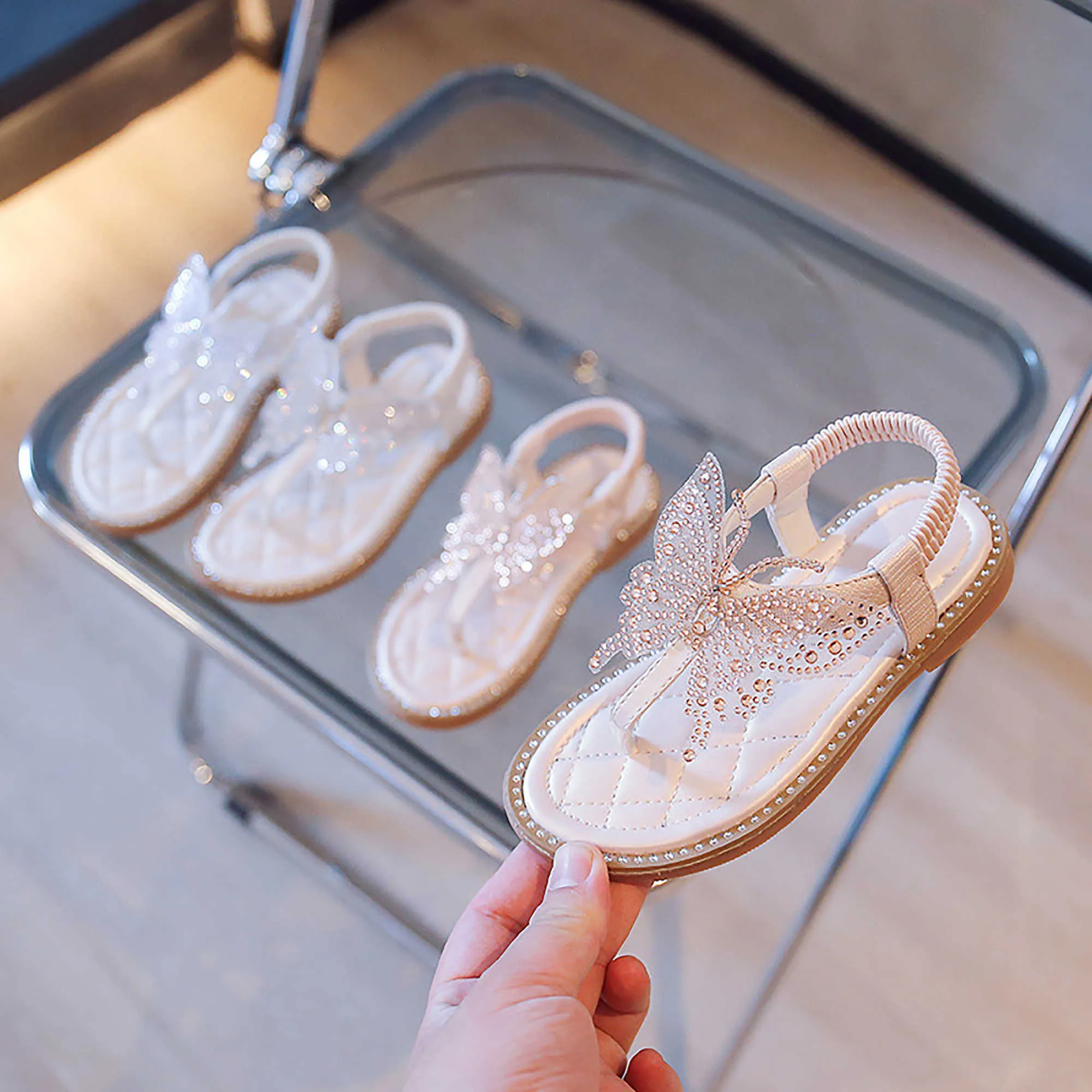 Scarpe slip on con strass hotsell