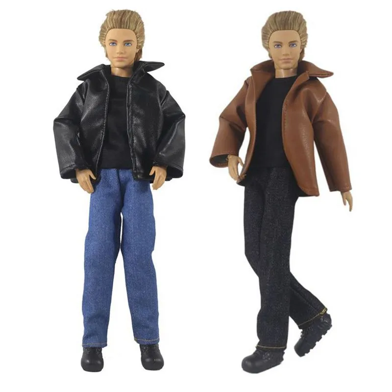 Hot Sale Fashion Coat Ken Doll Kläddräkt kostym Tillbehör 30 cm för Barbie Boy Friend Diy Children Game Birthday Present