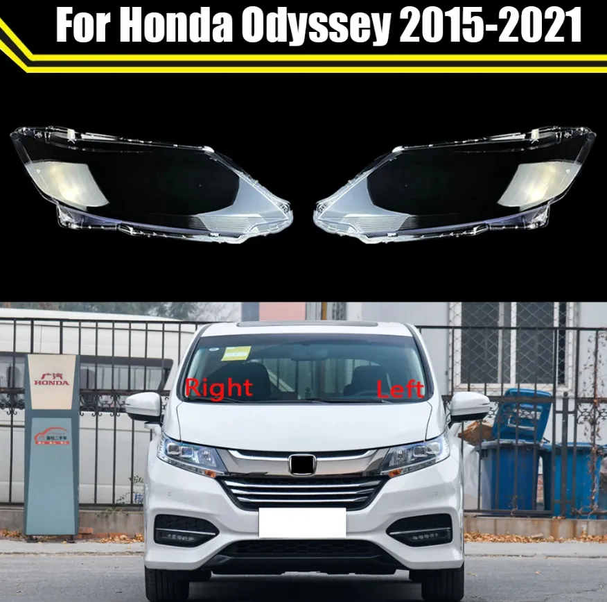 Maska soczewek reflektorów samochodowych do Honda Odyssey 2015-2021 Cover Cover Count Auto Shell Glass Lampa Lampka Lekka czapki