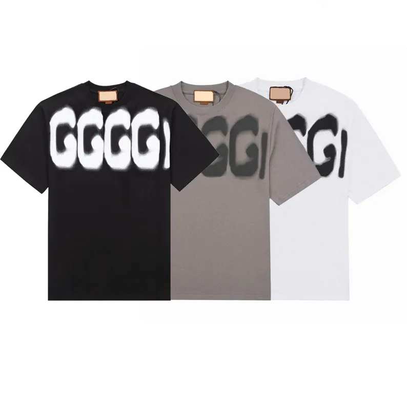 TEES MENS KOMENS DESIGNERS GCCI GU G G T SHIRTS MAN Fashion Män's kläder Casual T-shirt Street Shorts Sleeve Women Clothing Tshirts