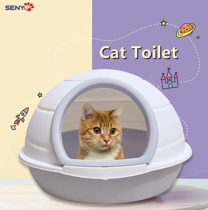 Boxes Toast Shape Cat Litter Box Fully Enclosed AntiSplashing Cat Litter Box Deodorant SemiEnclosed Cat Toilet Supplies Pet Supplies