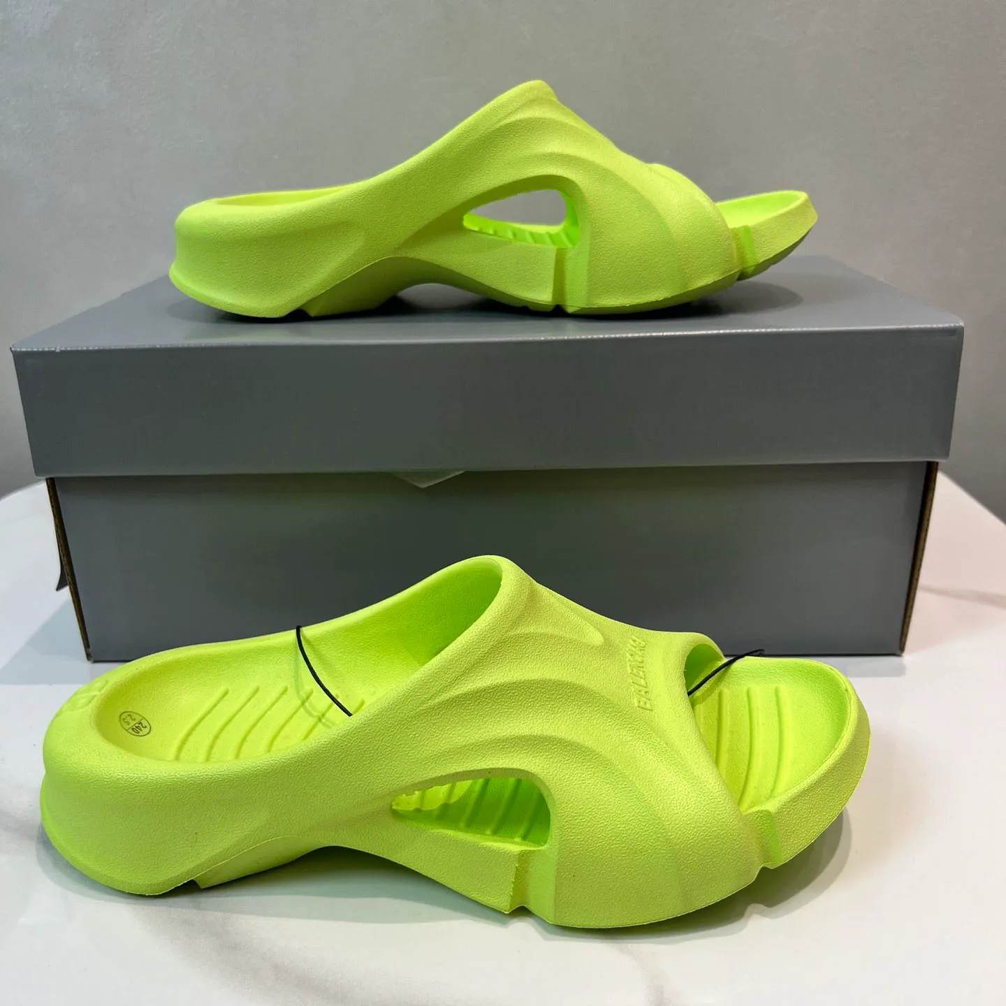 Neon slides shoes clearance