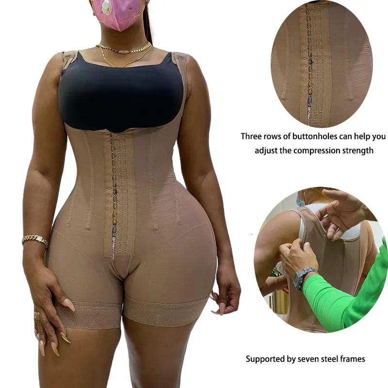 Colombian Womens Bodysuit With Hook, Eye Closure, Tummy Control, Adjustable  Crotch, And Open Bust Reductoras Bbl Shapewear Padded Gaine Amincissante  230508 From Pu02, $26.16