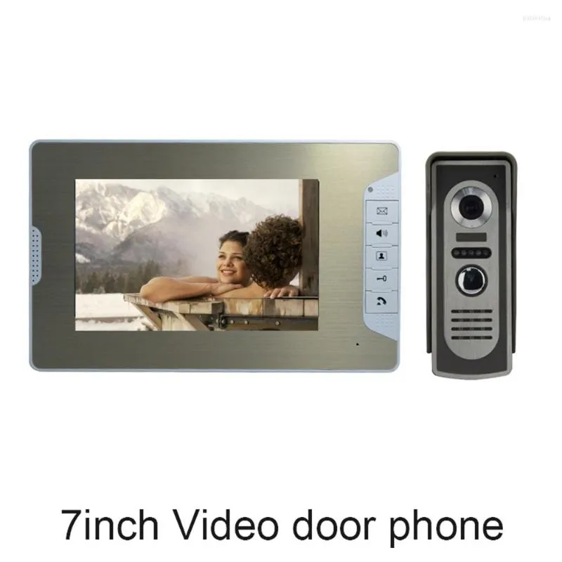 Videocitofoni Smart Home Intercom System One To Phone Display da 7 pollici Controllo accessi Talk-back Impermeabile