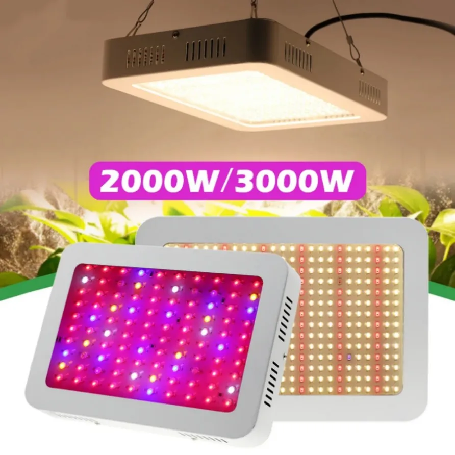 Tam Spektrum LED Grow Lights 2000W 3000w Bitkiler için Çiçekler için Çiçekli Yüksek Işık Verimlilik Işığı