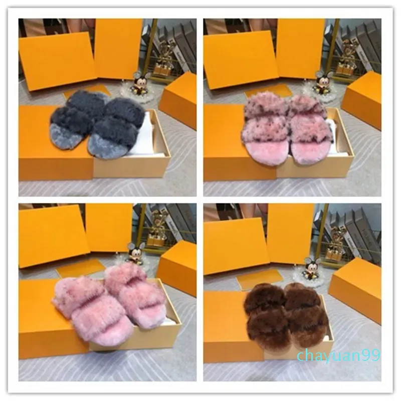 디자이너 럭셔리 여성 BOM DIA FLAT MULES PASEO POOL PILLOW CORTEBREST 슬류 브라운 로고 Mink Furr 2023