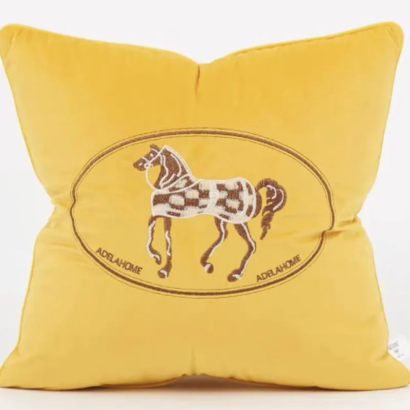 Luxury Solid Color Throw Rodeo Home Pillows With Waist Protection For