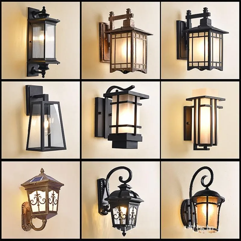 Outdoor Wall Lamps BROTHER Sconces Fixture Modern Waterproof Patio LED Light For Home Porch