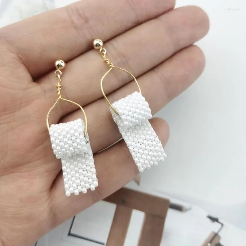 Dangle Earrings 1pair Funny Toilet Paper Drop Creative Roll Towel For Woman Personality Jewelry Party