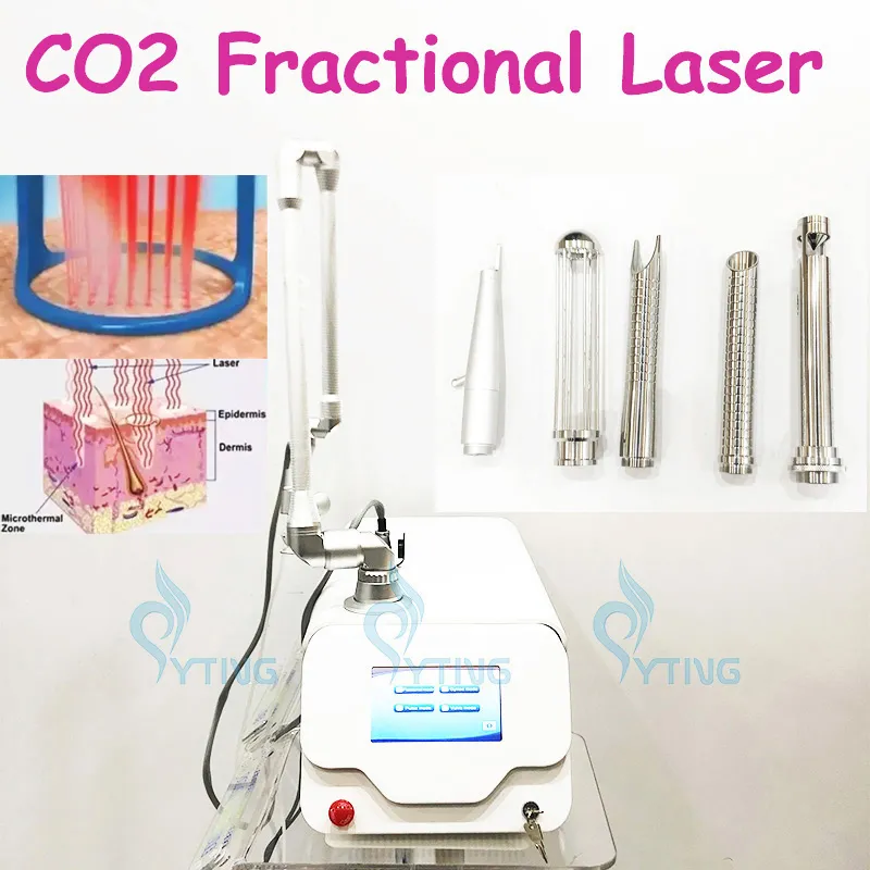 Fractionele CO2 lasermachine molverwijdering acne behandeling laser huid opnieuw opduiken striae -markeringen behandeling strakke vigina