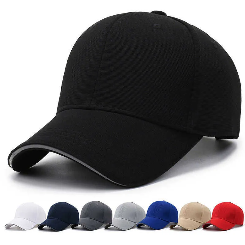 Hysteresen Männer Frauen Krempe Streifen Verstellbarer Schatten Outdoor Baseballmütze Einfarbig Sonnenschutz Sommer Männer Papa Hut Schirmmütze G230508