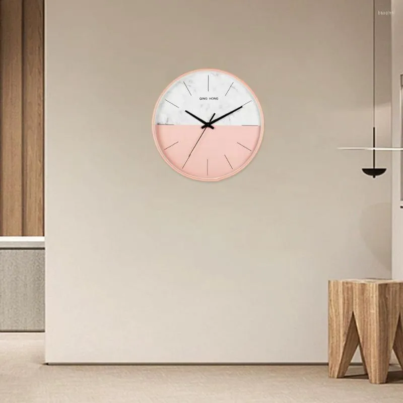 Wall Clocks Silent Clock Useful Convenient Fine Workmanship Wall-mounted Living Room Supplies Quartz Hanging