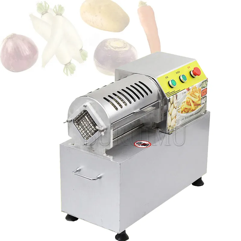 Croustilles de pommes de terre électriques faisant la cuisine efficace de coupe de friteuse de trancheuse de frites de machine