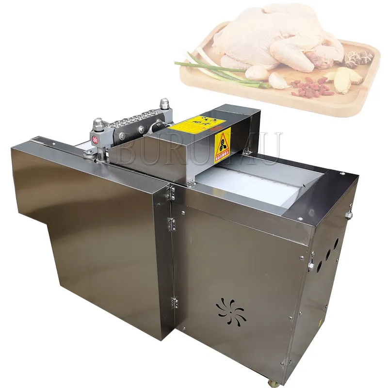 Commercial Frozen Duck Wołowina Kostka wieprzowa noża Big mięso krojenie maszyna do cięcia mięso kostka Dicer kość elektryczna kurczak
