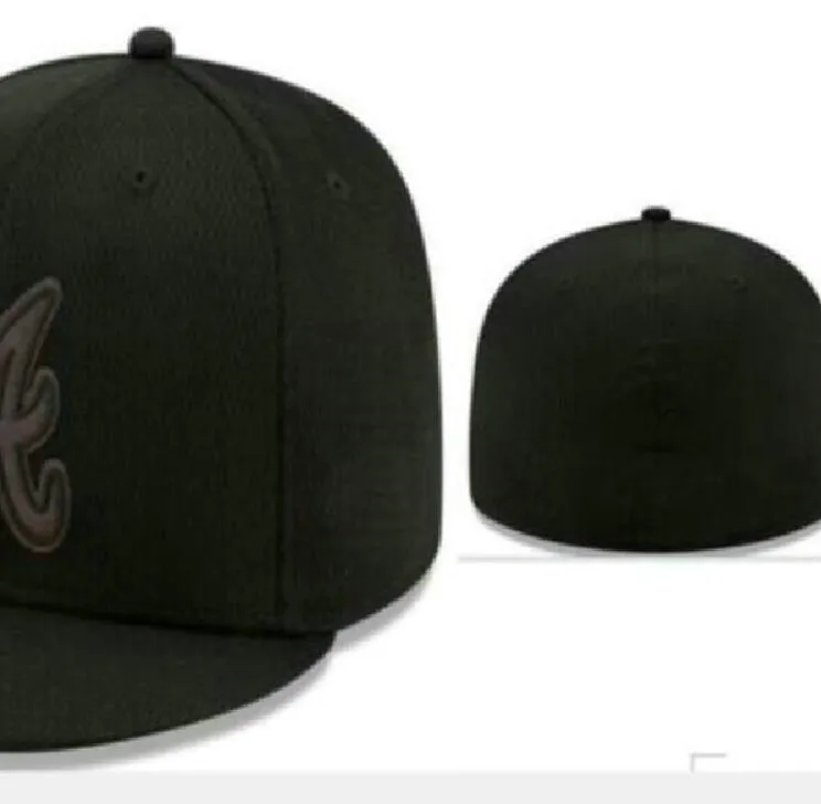 Black fitted hats wholesale discount