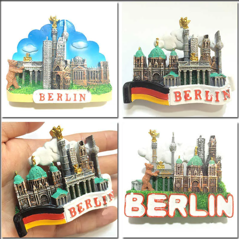 Kühlschrankmagnete Aufkleber Kühlschrank Deutschland Berlin Architektur Antike Tourismus Souvenir Geschenk Kühlschrankaufkleber Sammlung Aufkleber P230508