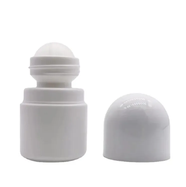 100pcs 30ml 플라스틱 롤 병에 흰색 빈 롤러 병 30cc rol-on ball bottle deodorant 향수 로션 라이트 컨테이너 개인 관리