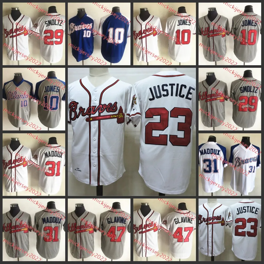 Chipper jones baseball on sale jersey
