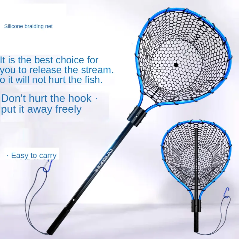 Ultra Light Folding Pickerel Fishing Net With Lua Hand Silicone And Portable  Lure Pocket Ideal For Big Pickerel Fish And Small Breeds 230508 From Bei09,  $60.54