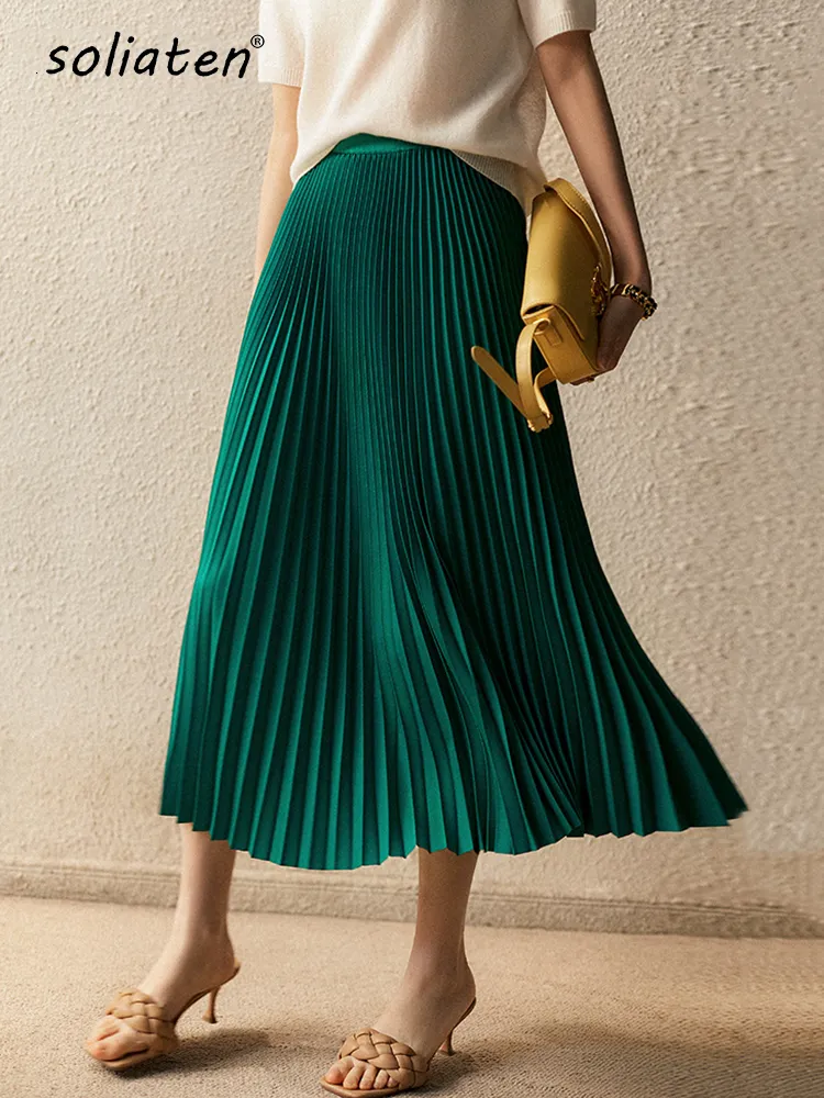 Green office skirt deals