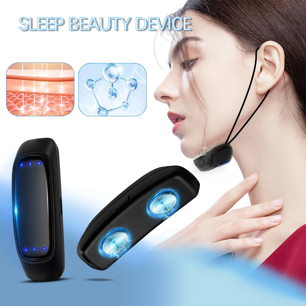 Face Care Devices Intelligent V-Face Beauty Device Electric V-Face Shape Massager voor het verwijderen van vormen van Dual Chin Sleep Beauty Devices 230506