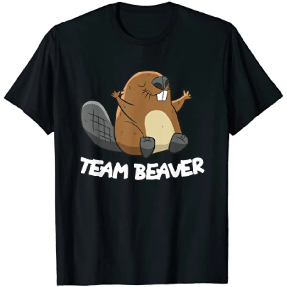 Men's T-Shirts Team Beaver Funny Beaver T-Shirt Cartoon Animal T Shirts Oversized T Shirt Cotton Daily Four Seasons Tees Mens T Shirts 230508