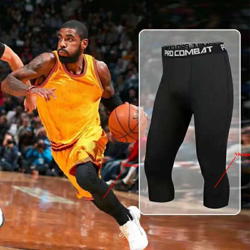 Desgaste de los hombres de compresión Medias Leggings Baloncesto Gym  Fitness Ropa de deporte para hombre que funciona con pantalones de  entrenamiento