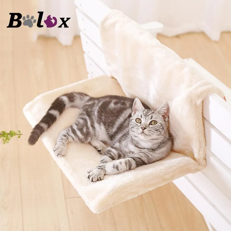 Mats Cat Bed Removable Window Sill Cat Radiator Lounge Hammocks for Cat Kitty Hanging Bed Cosy Carrier Pet Bed Seat Hammock