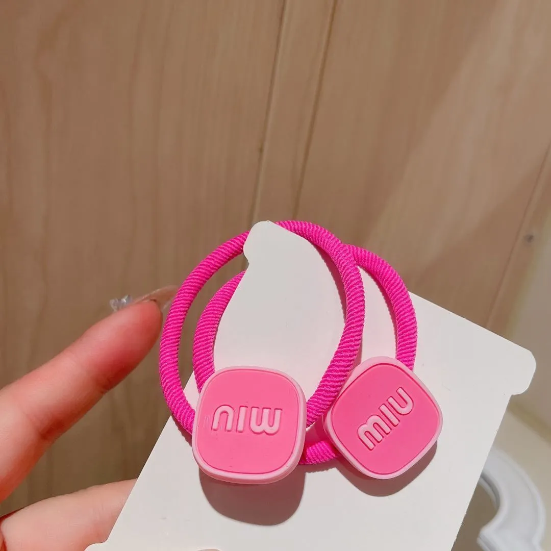 Fashion Western-style rubber band miu ladies hair rope sweet candy niche tied rope tied hair cute hair bands.