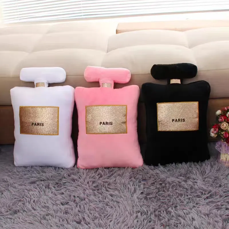 Decorative Perfume Bottle Pillow 19.7 × 11.8 in Designer