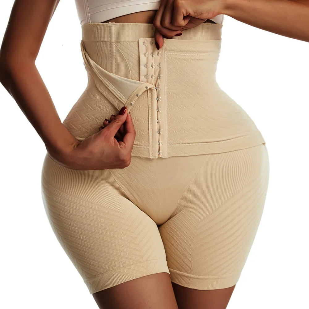 2er-Set Shapewear Shorts Für Damen – Hohe Taille, Bauchkontrolle, Oberschenkel-Straffung (Schwarz & Beige)